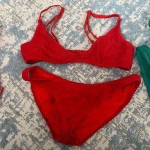 Red Triangl Bikini